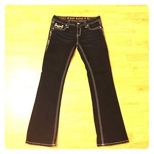 ROCK REVIVAL EASY BOOT JEAN