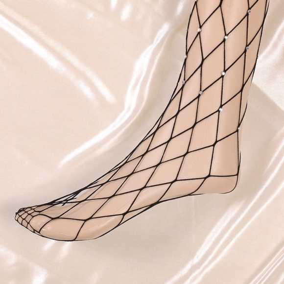 🎄JUST ARRIVED🎄Crystal Rhinestone Fishnet💃🏼✨ - Picture 7 of 8