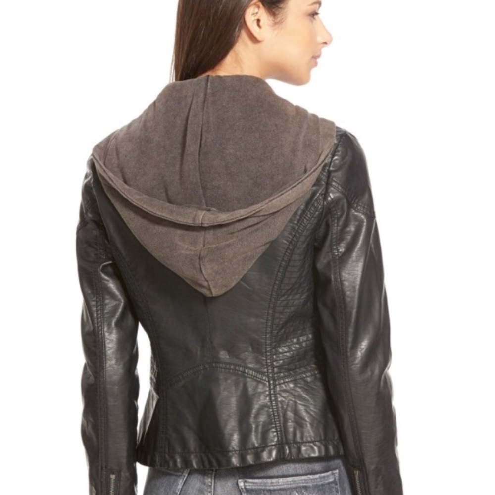 Free People Vegan Leather Jacket