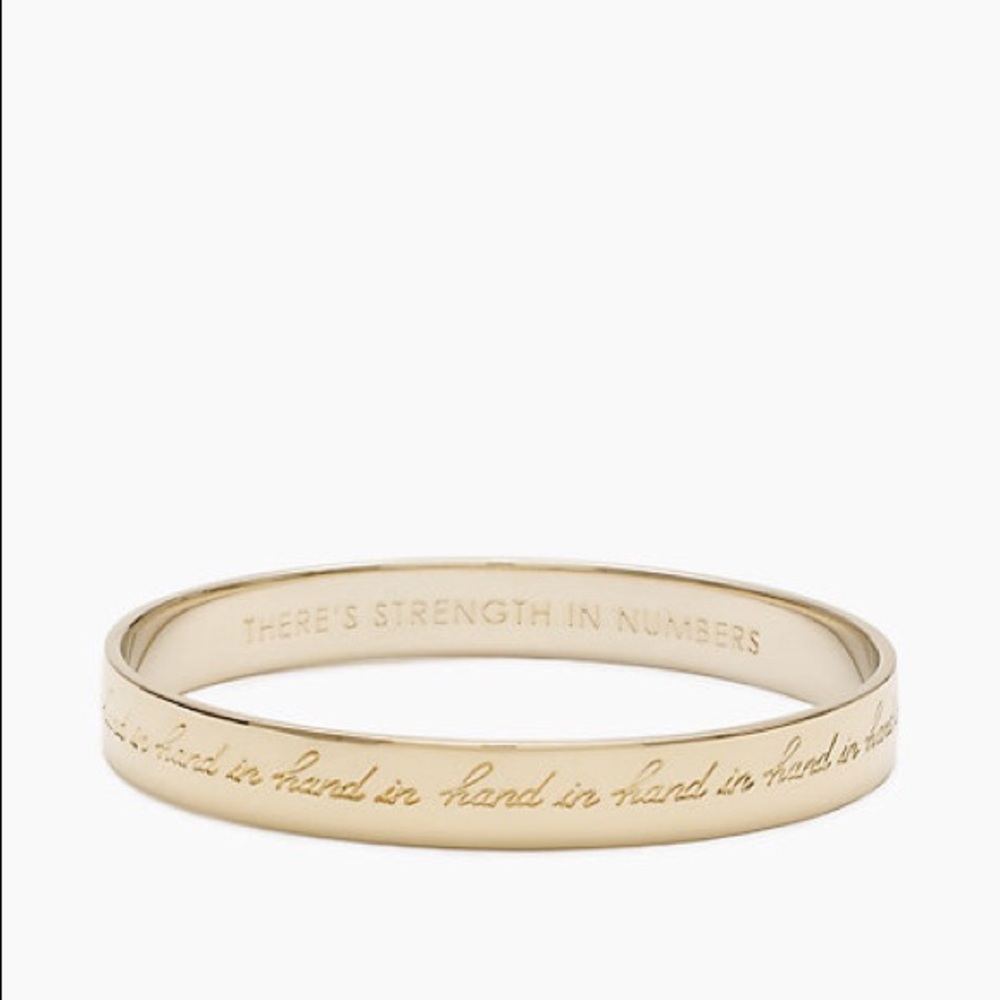 Kate Spade Hand in Hand Gold Bangle