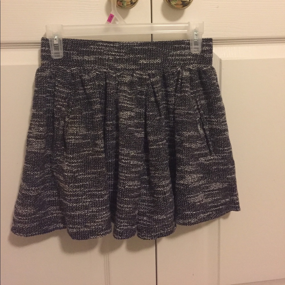 Black and white skirt