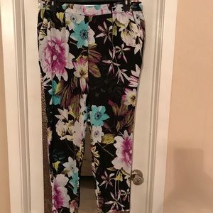 Worthington Floral Print Pants w/ pockets