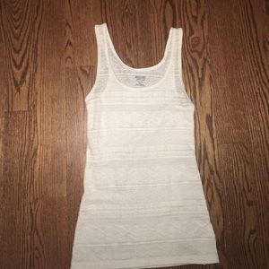 white tank top