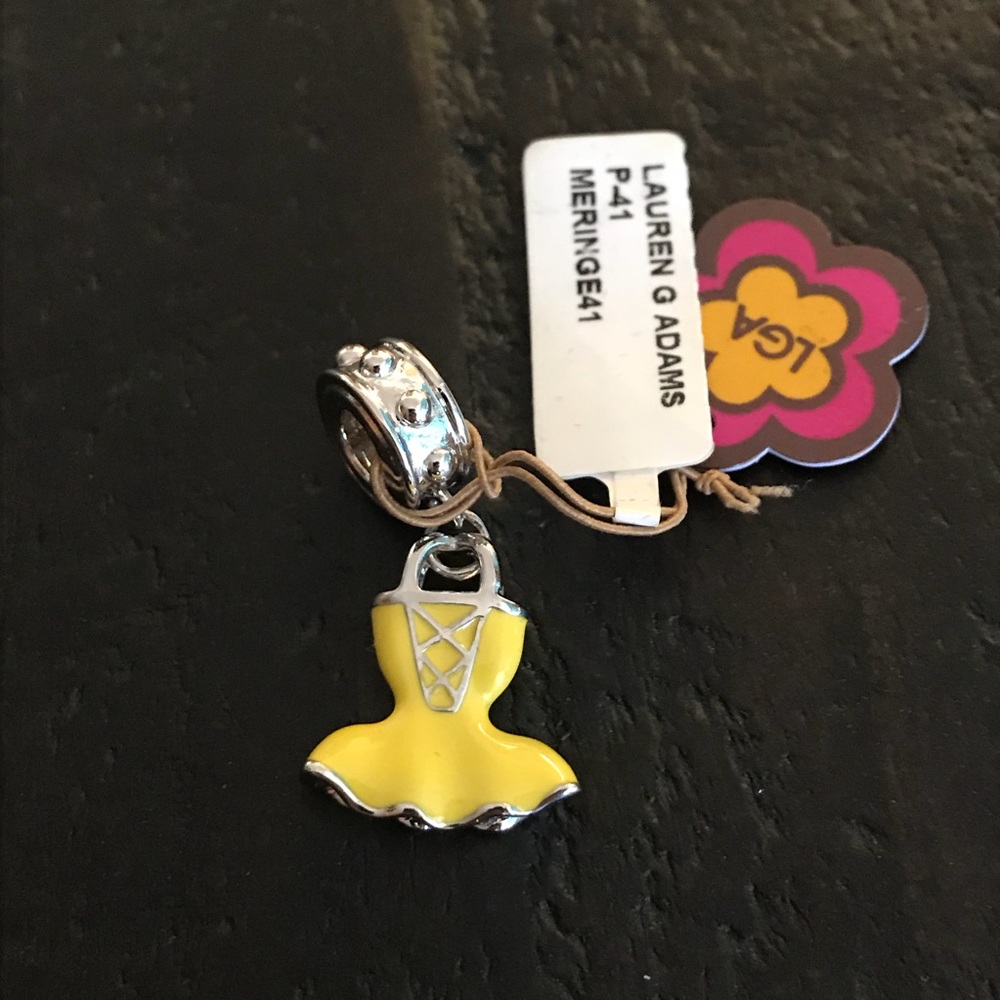 Yellow dress charm by LGA