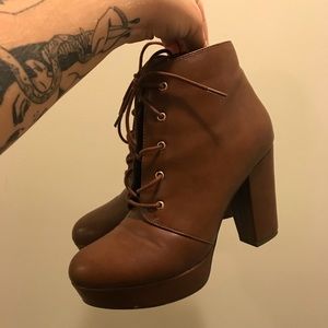 SALE!!! Forever 21 Brown Booties