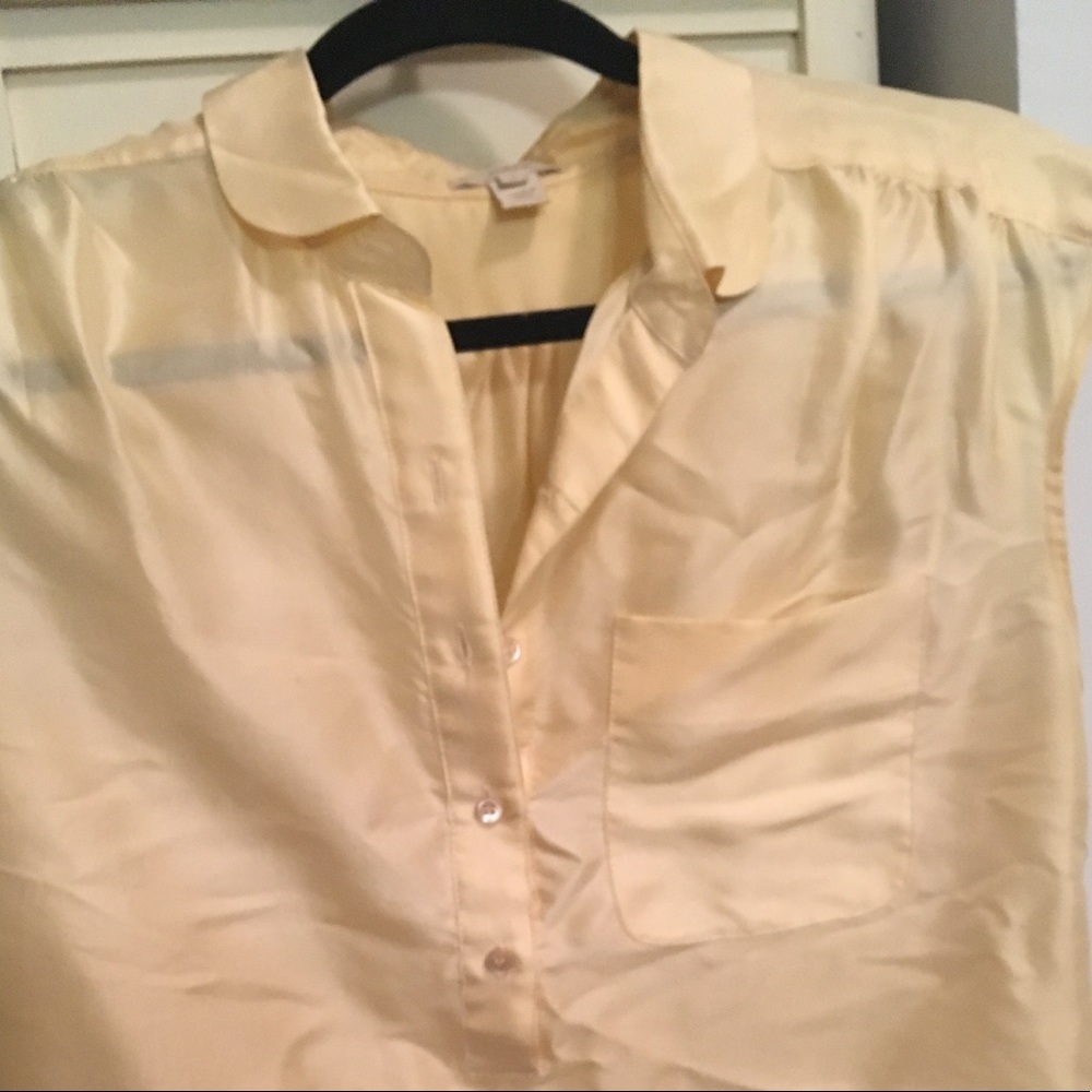 Silk button down too