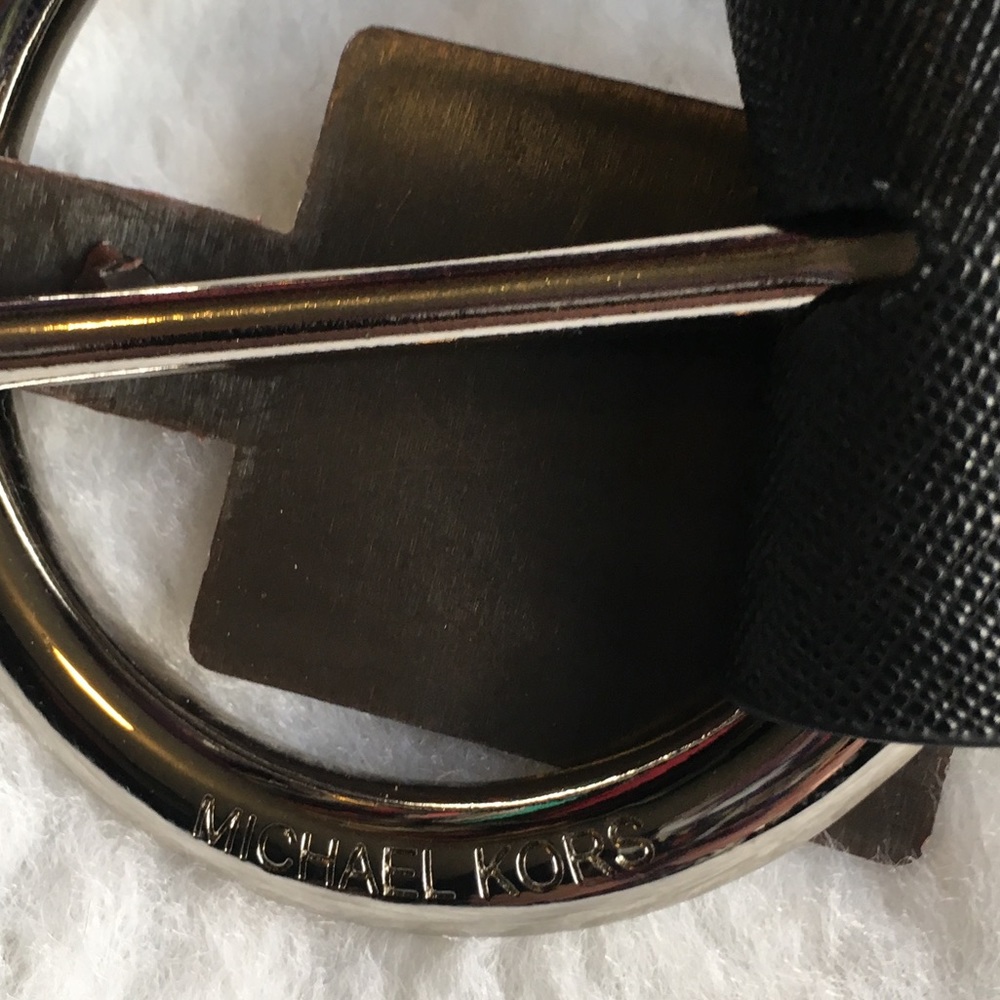 NWT Michael Kors  black belt Belt size s