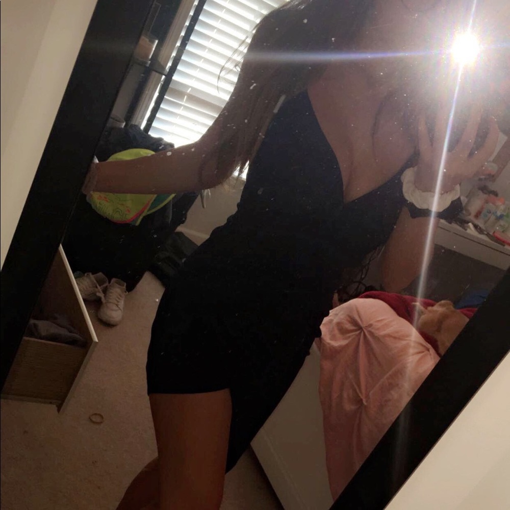 navy homecoming dress