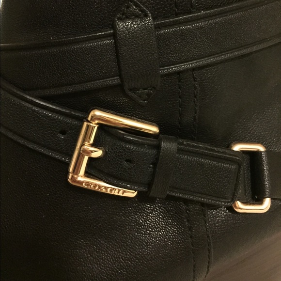 SOLD locally. Nearly New COACH Pauline Black Boot - Picture 4 of 7