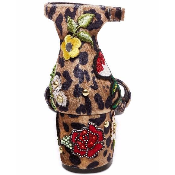 Steve Madden Inca Leopard Print Block Heel Sandals - Picture 5 of 8