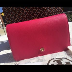 Tory burch York bk saffiano leather handbag