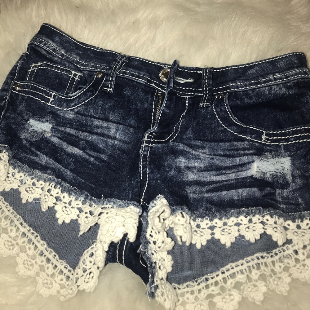 Crochet shorts