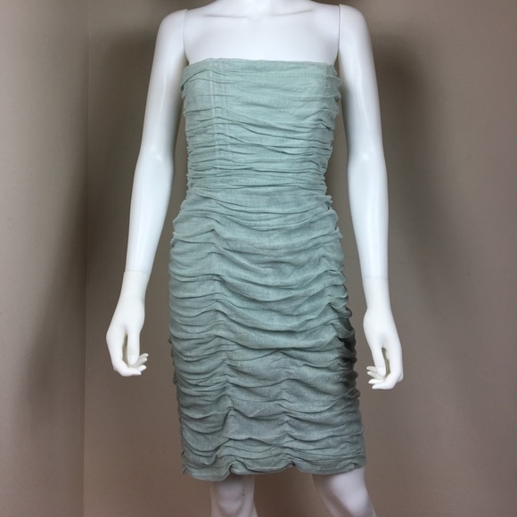 Alice + Olivia Dresses & Skirts - Alice+Olivia ruched corset strapless dress size 10