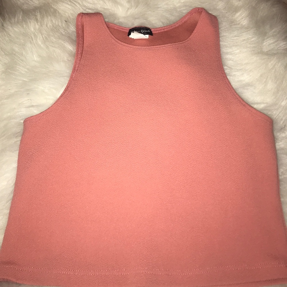 Pink crop top