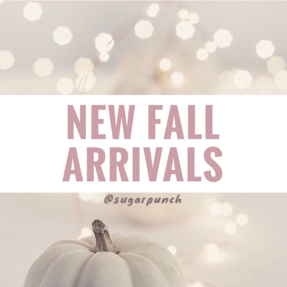 New Fall Arrivals 🍂🍾