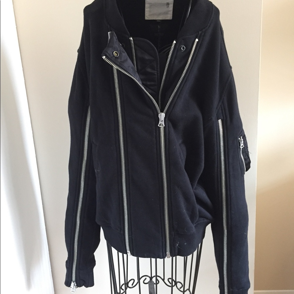 R13 Sweatshirt Zip Up for Barneys