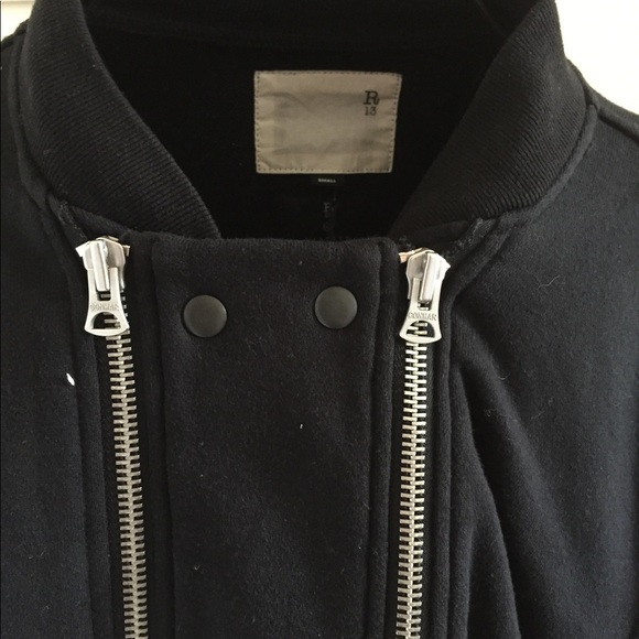 R13 Sweatshirt Zip Up for Barneys - Picture 4 of 7