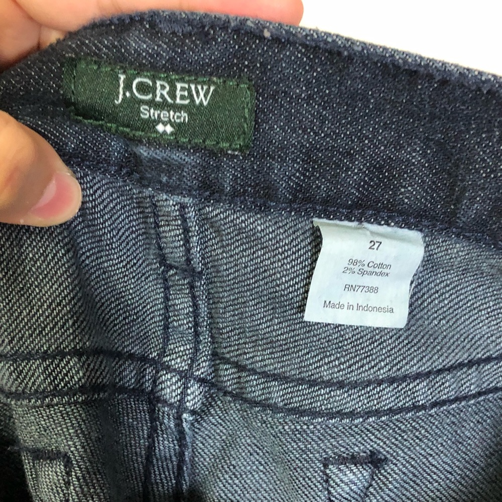 J. Crew Factory: toothpick dark wash skinny jeans - Picture 3 of 4