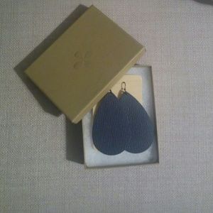 Nickel & Suede Leather Earrings