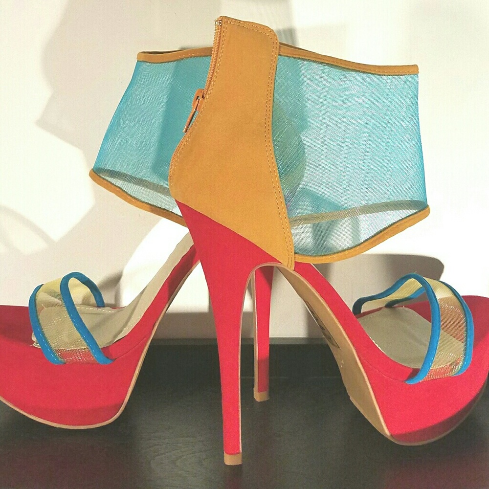 Red Multi Heel