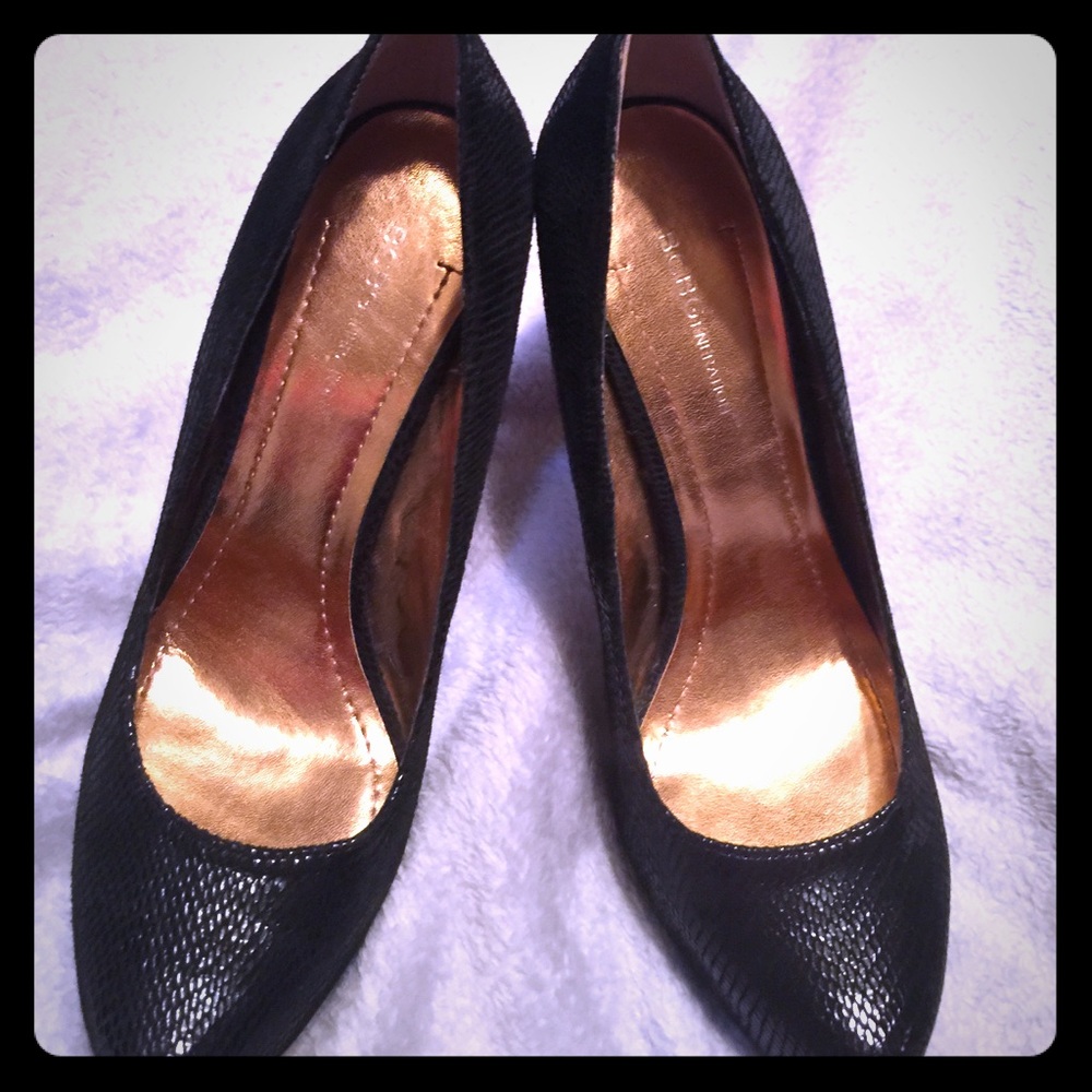 BCBG Generation Black Stiletto Heels NWOT