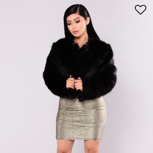 Black Fur Coat