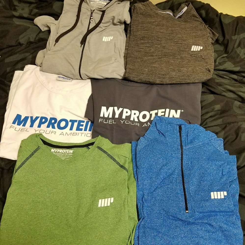 Lot of 6 Myprotein Clothing Pieces