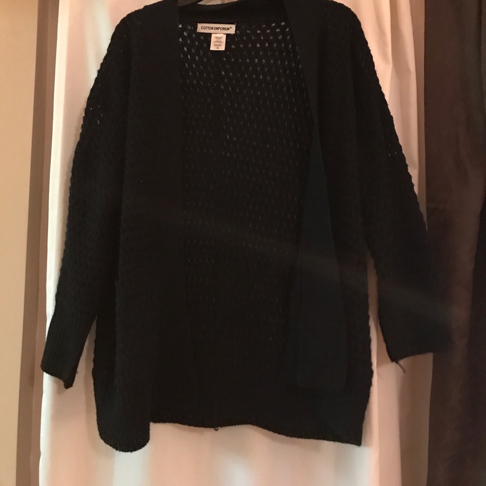 Black size small cardigan