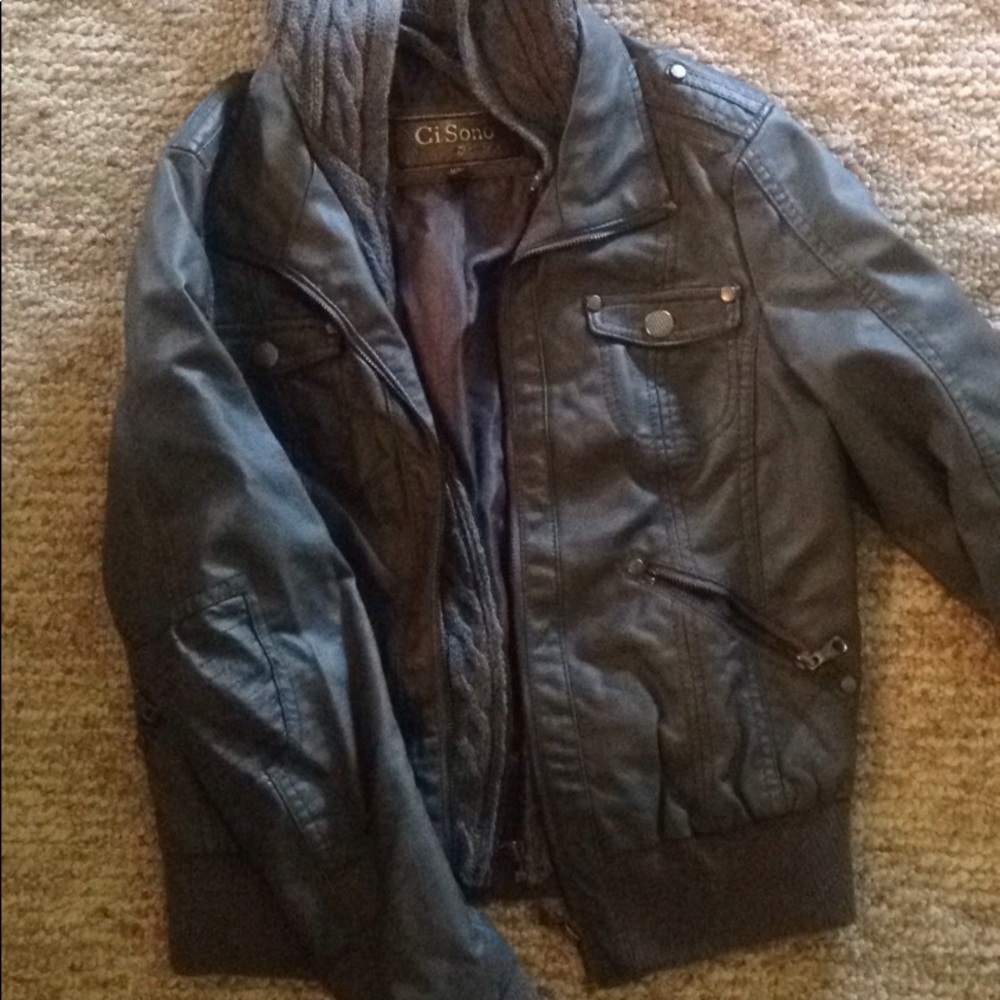 Leather jacket