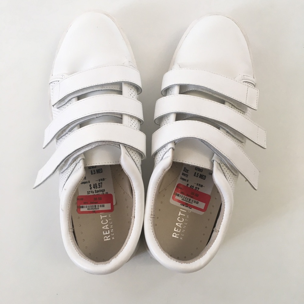 Brand new Reaction by Kenneth Cole white sneakers