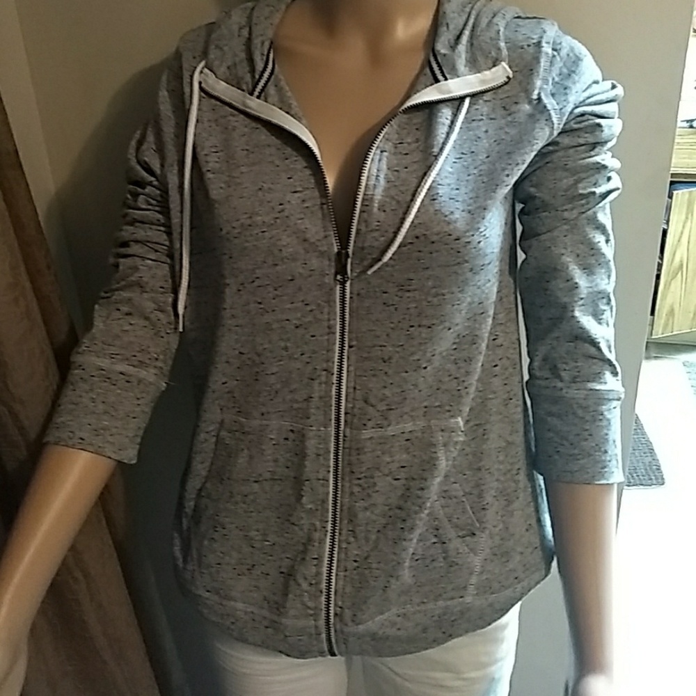 Super cute lightweight Heather grey hoodie.