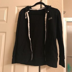 Vans XS zip up hoodie