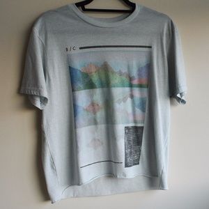 Light blue graphic tee