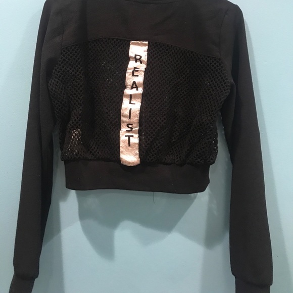 Forever 21 Black Fishnet Jacket - Picture 2 of 2