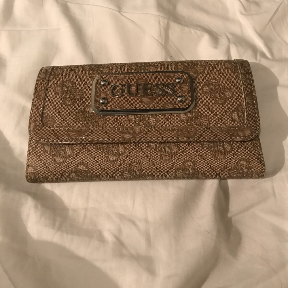 Gold Guess Wallet