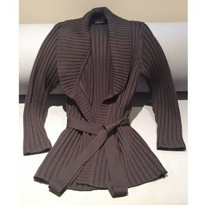 🎉HP🎉NWOT Dana Buchman Black Label Wool Cardigan