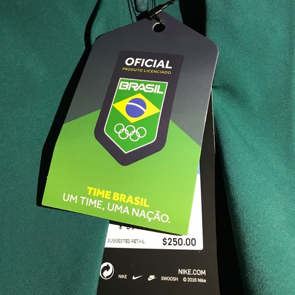 Nike Flex Team Brazil Jacket Midnight Turquoise M - Picture 4 of 5