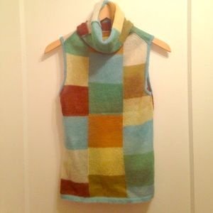 40 Av by Junko Shimada 🐢neck sleeveless sweater