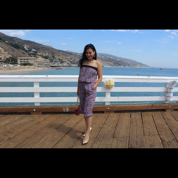 Cute floral baggy jumpsuit - Picture 3 of 4