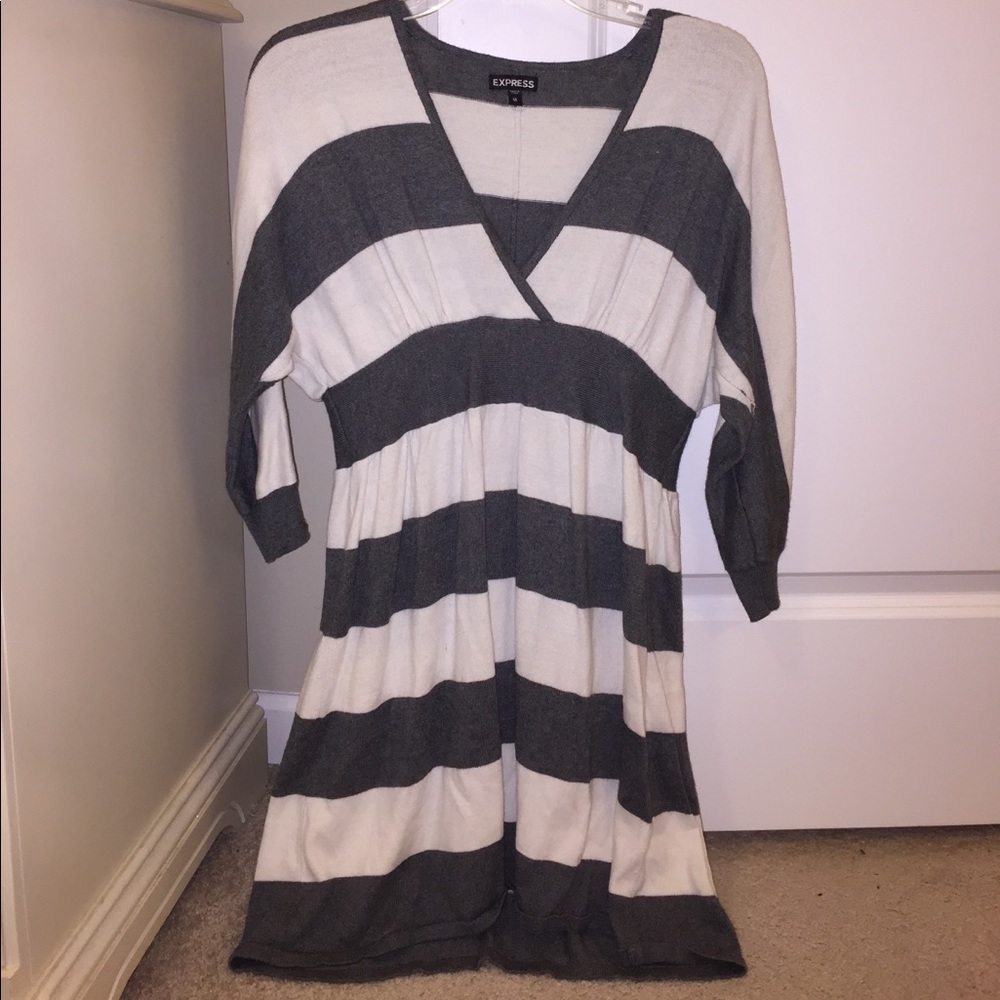 Striped Sweater Dress