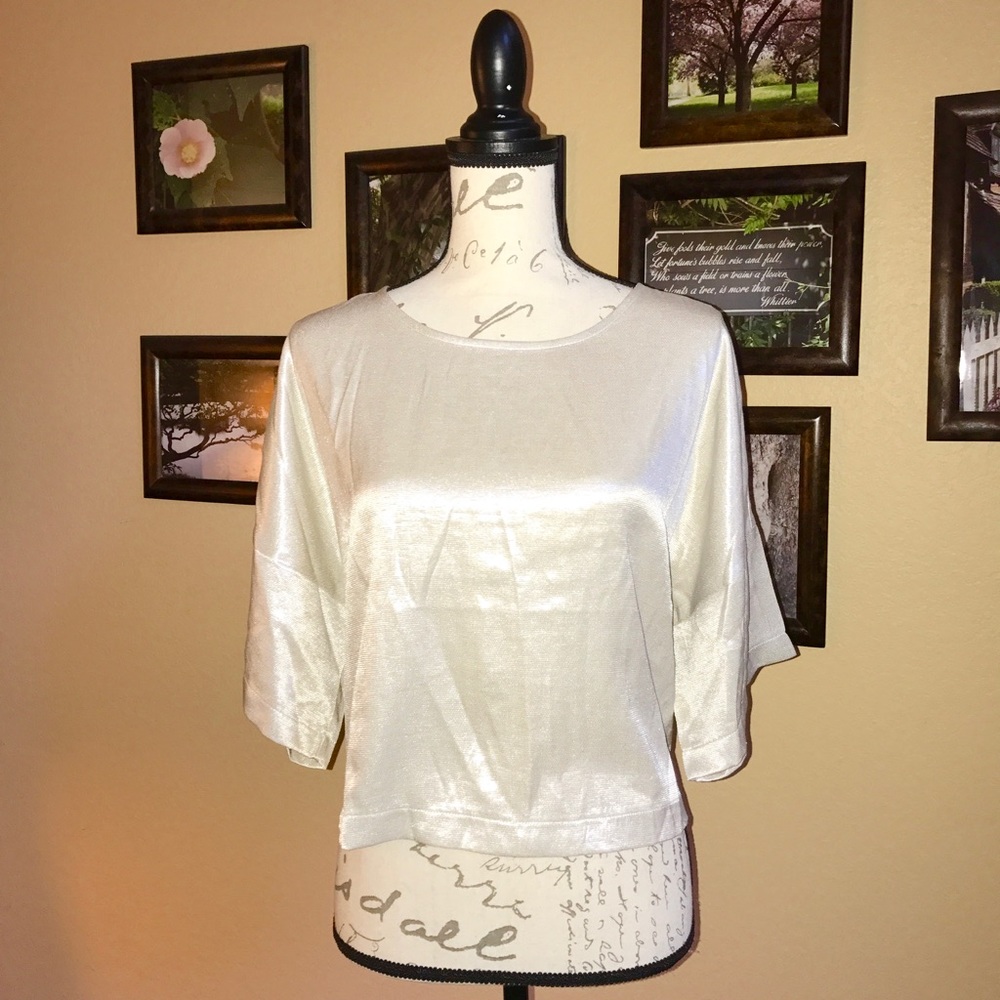 Forever 21+ Champagne Crop Top
