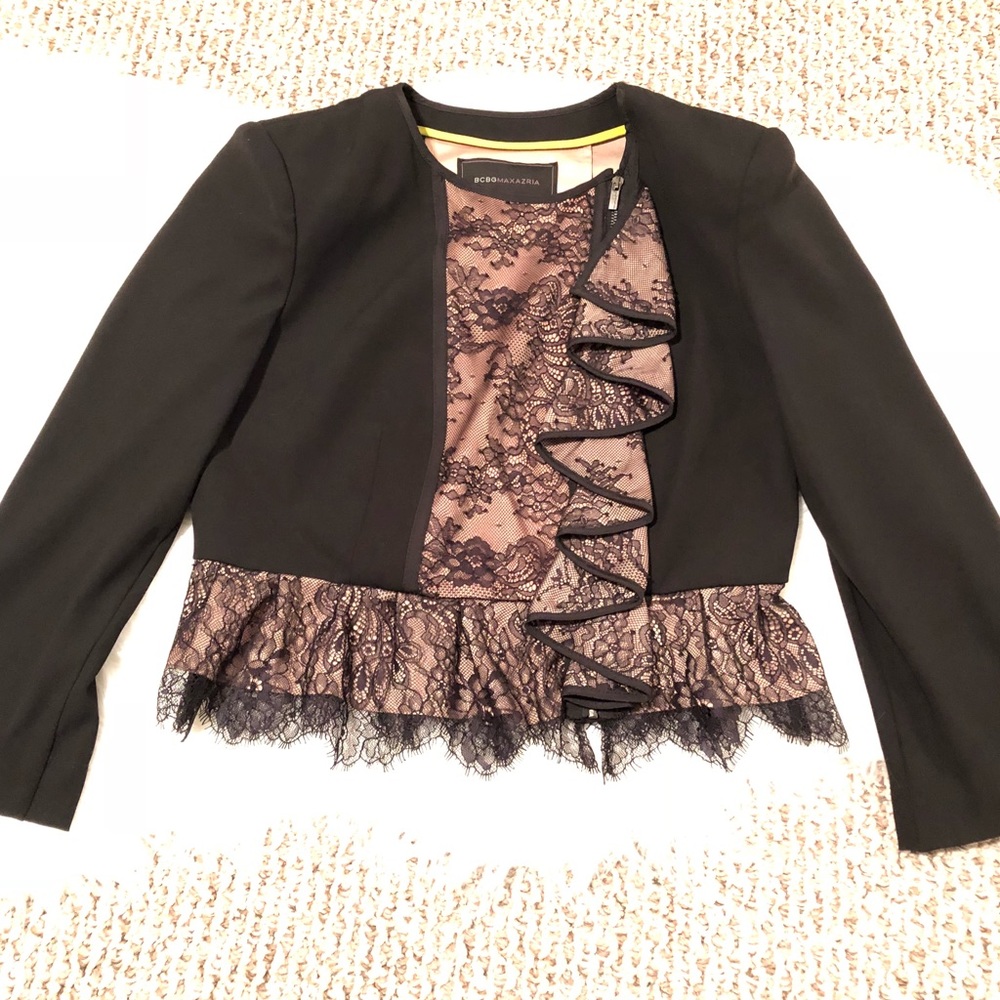 BCBGMaxAzria Cassidel Lace Blazer