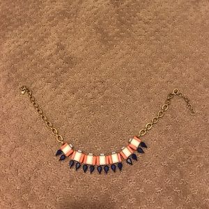 J Crew Adjustable Rhinestone Necklace