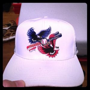 RARE vintage American VS. National MLB SnapBack