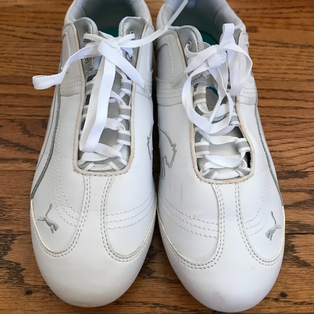 White Puma sneakers