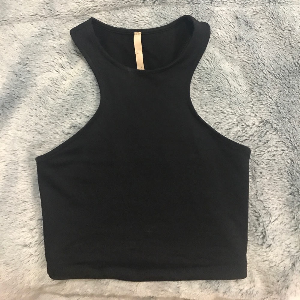 Sexy Black Halter Crop top