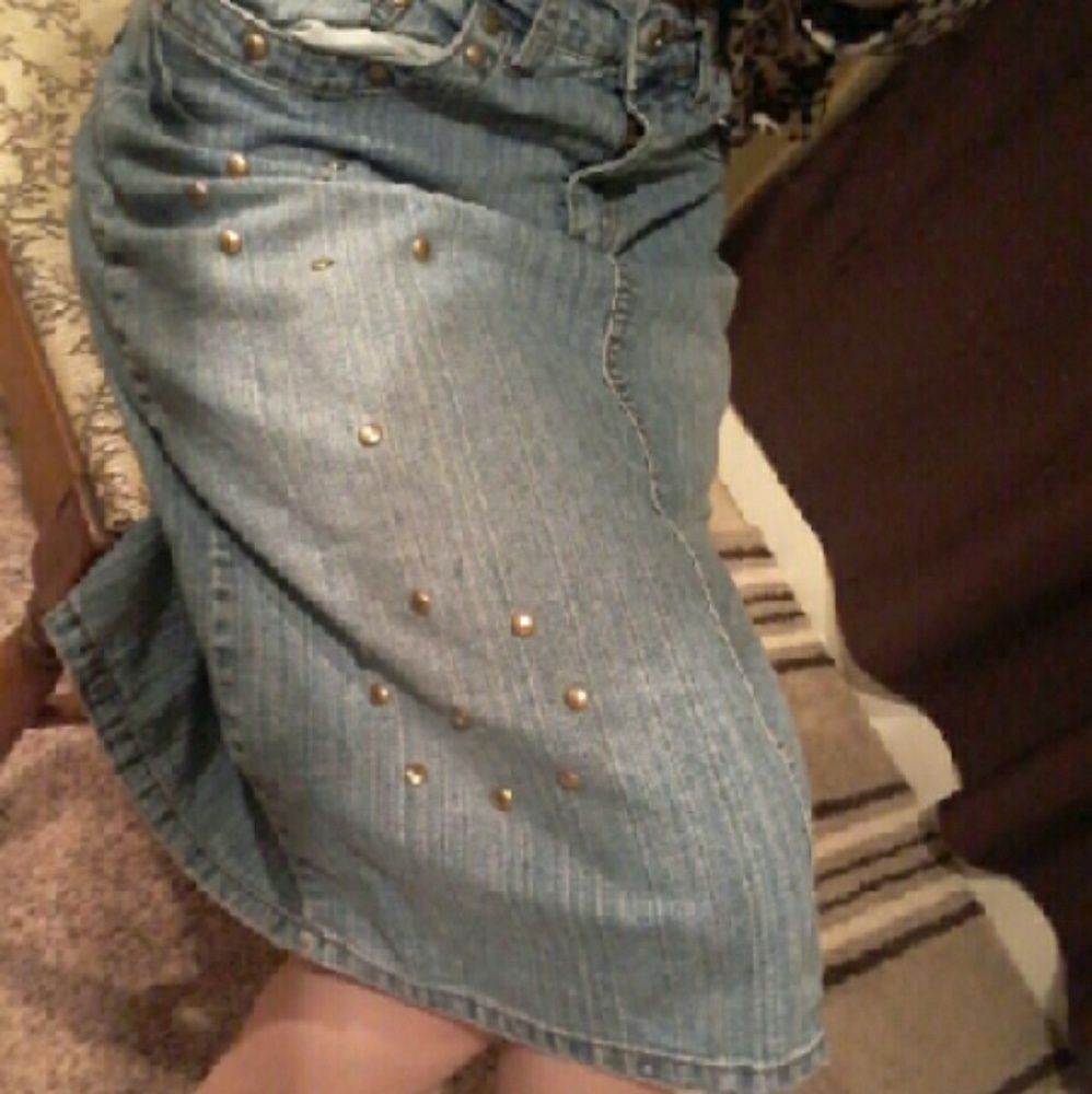 Apollo blue-jean skirt