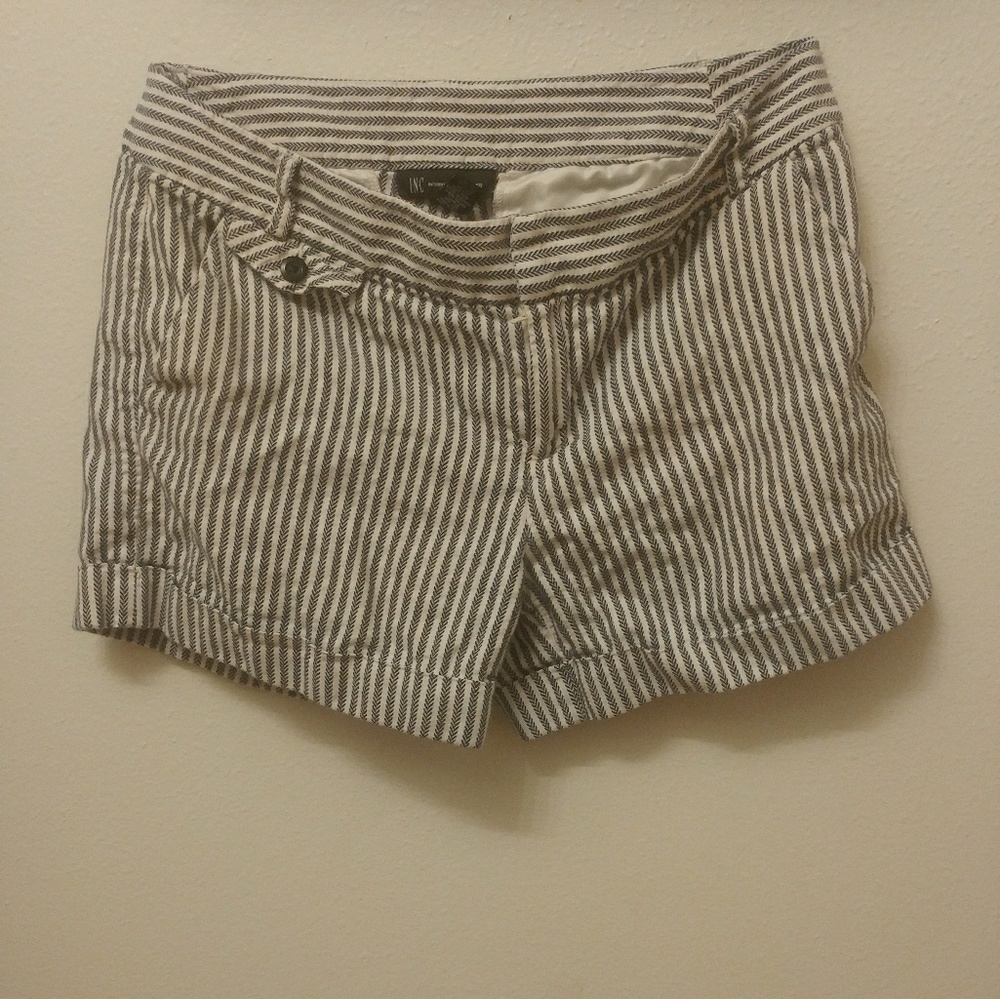 INC Aztech Stripe Shorts