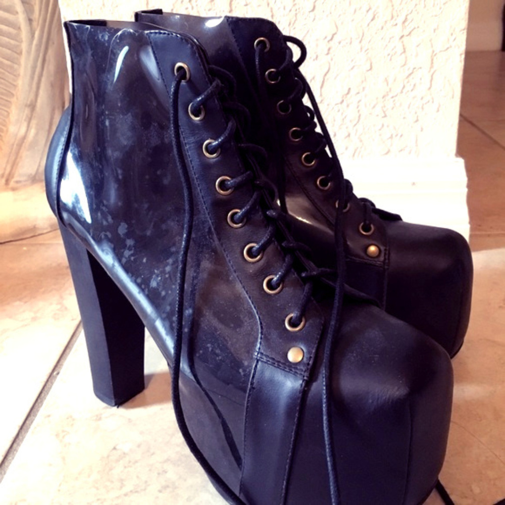 Jeffrey Campbell Transparent Lita