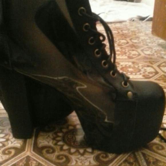 Jeffrey Campbell Transparent Lita - Picture 4 of 7